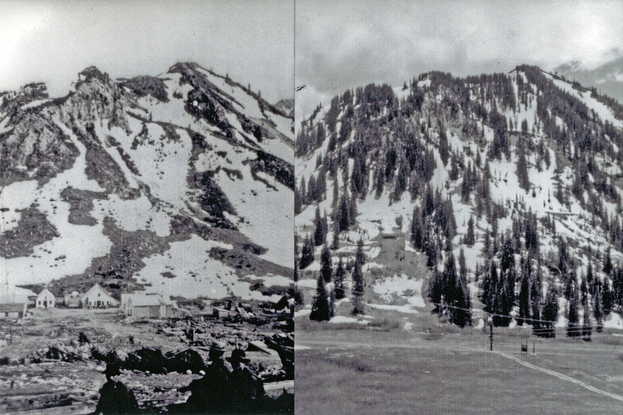 Alta Ski Area 1885 vs 1995
